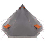 Tipi Telt Med Tak Grå Og Oransje 560 X 560 X 300 Cm Taft