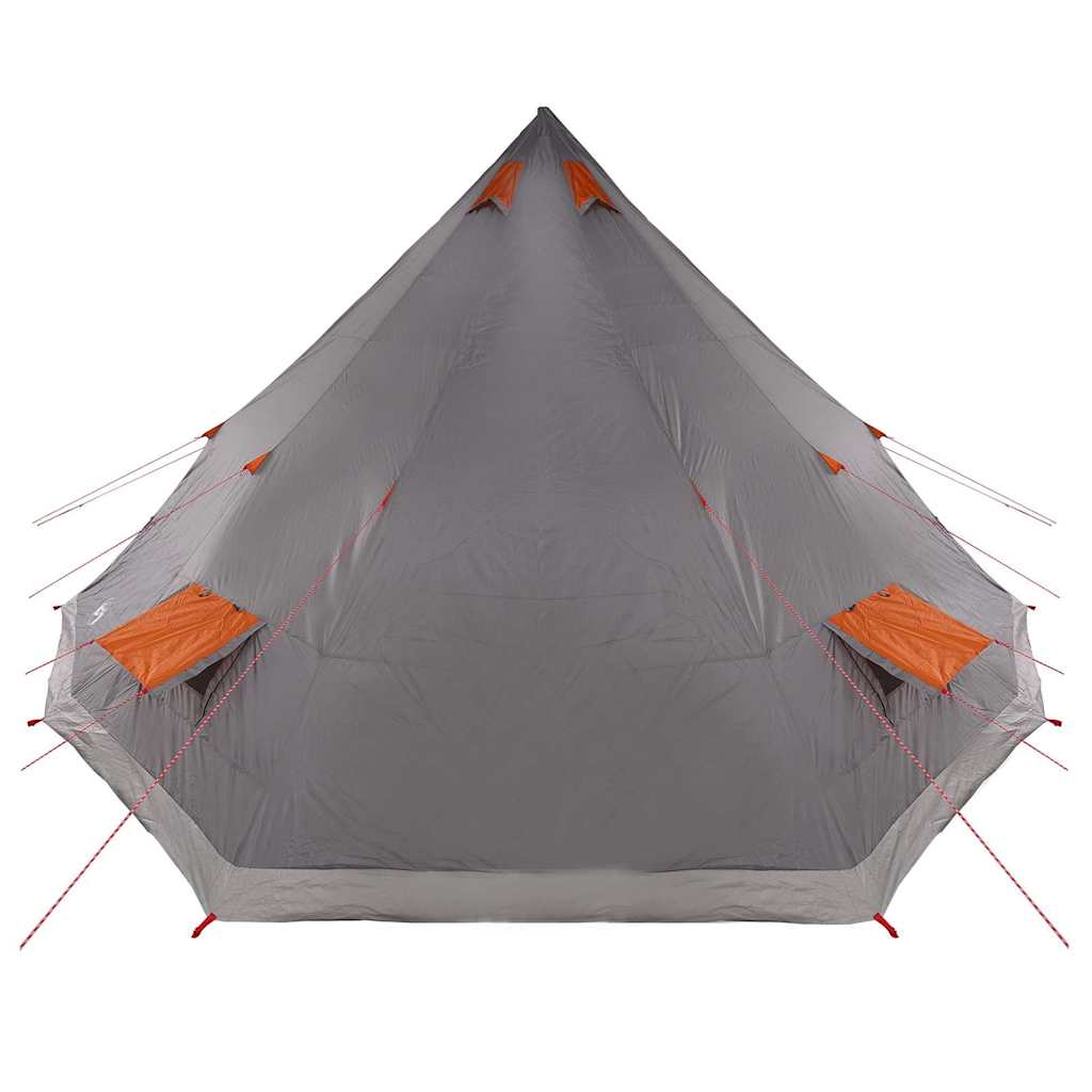 Tipi Telt Med Tak Grå Og Oransje 560 X 560 X 300 Cm Taft
