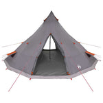 Tipi Telt Med Tak Grå Og Oransje 560 X 560 X 300 Cm Taft