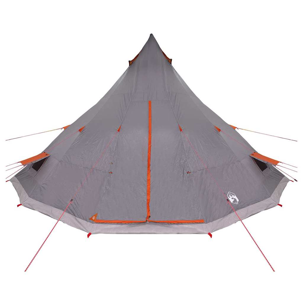 Tipi Telt Med Tak Grå Og Oransje 560 X 560 X 300 Cm Taft