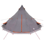 Tipi Telt Med Tak Grå Og Oransje 560 X 560 X 300 Cm Taft