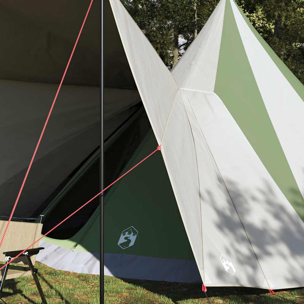 Tipi Telt Med Tak Med Lagring Grønn 510 X 690 X 330 Cm Taft