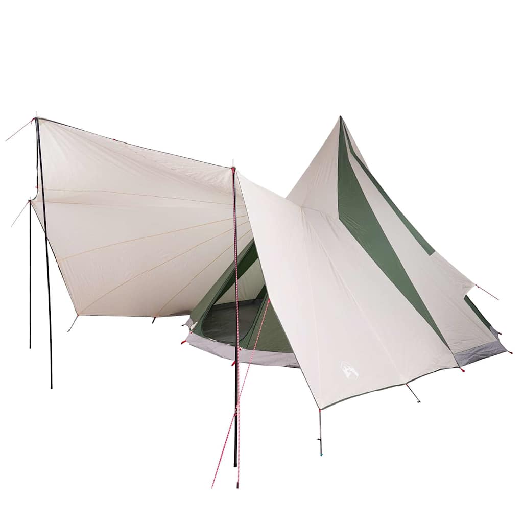 Tipi Telt Med Tak Med Lagring Grønn 510 X 690 X 330 Cm Taft