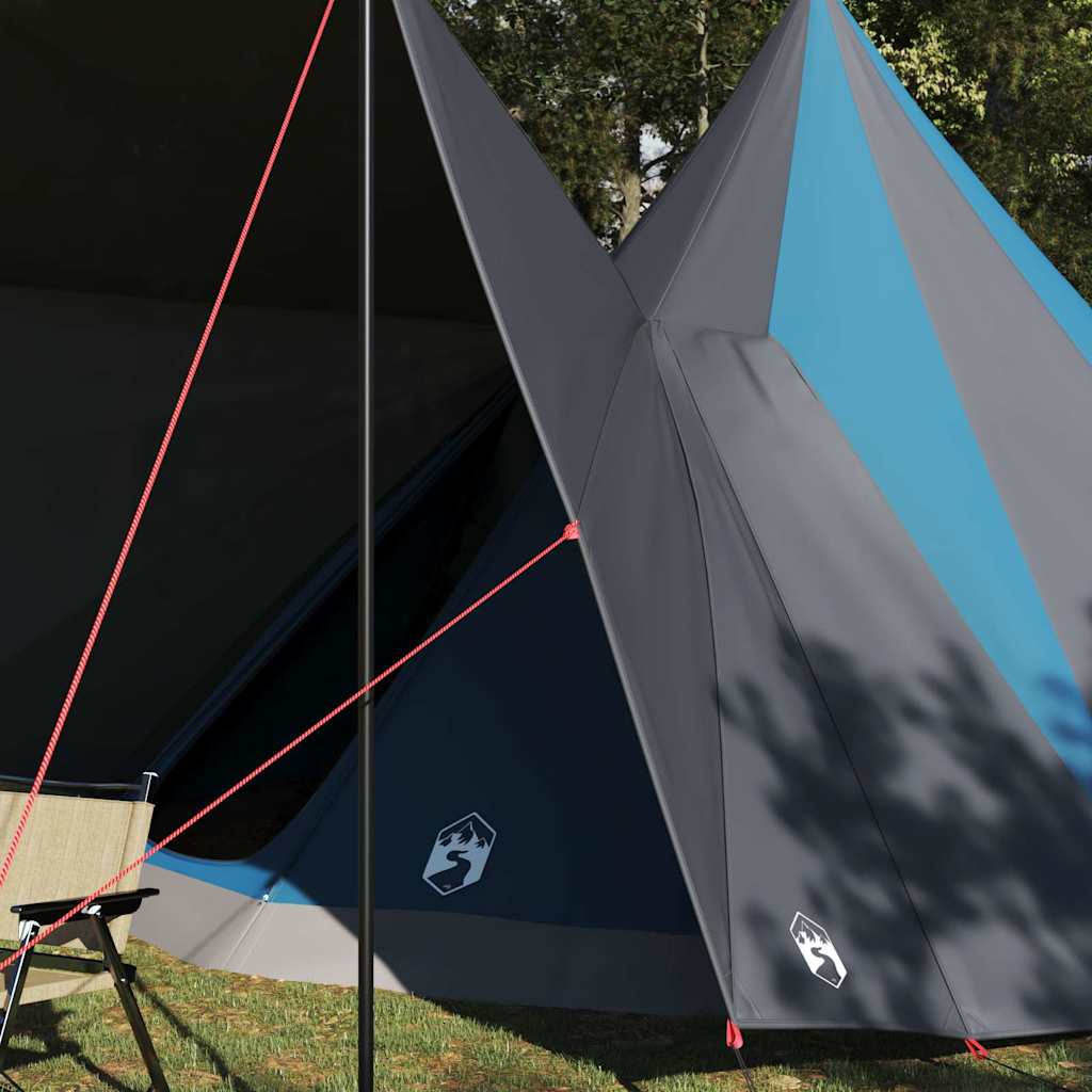 Tipi Telt Med Tak Med Lagring Blå 510 X 690 X 330 Cm Taft