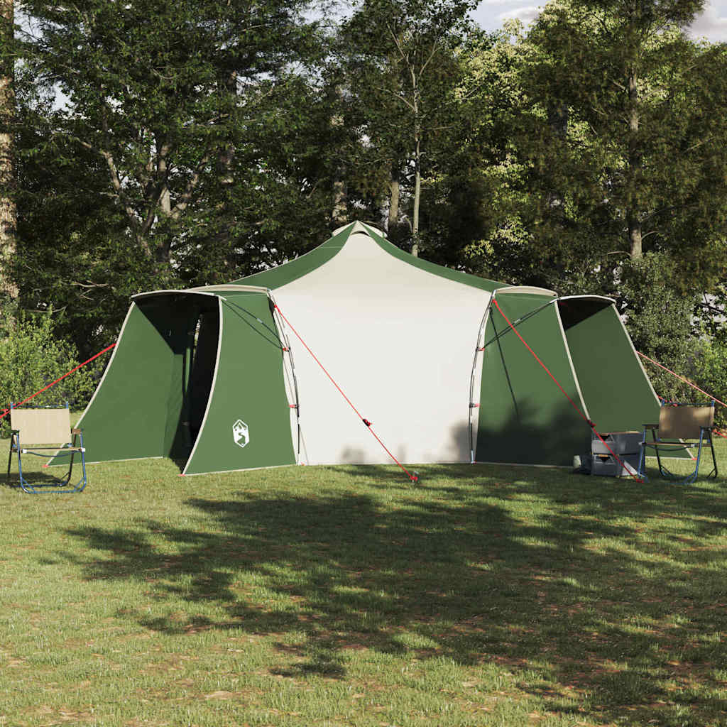 Tipi Telt Med Tak Med Lagring Grønn 492 X 492 X 275 Cm Taft