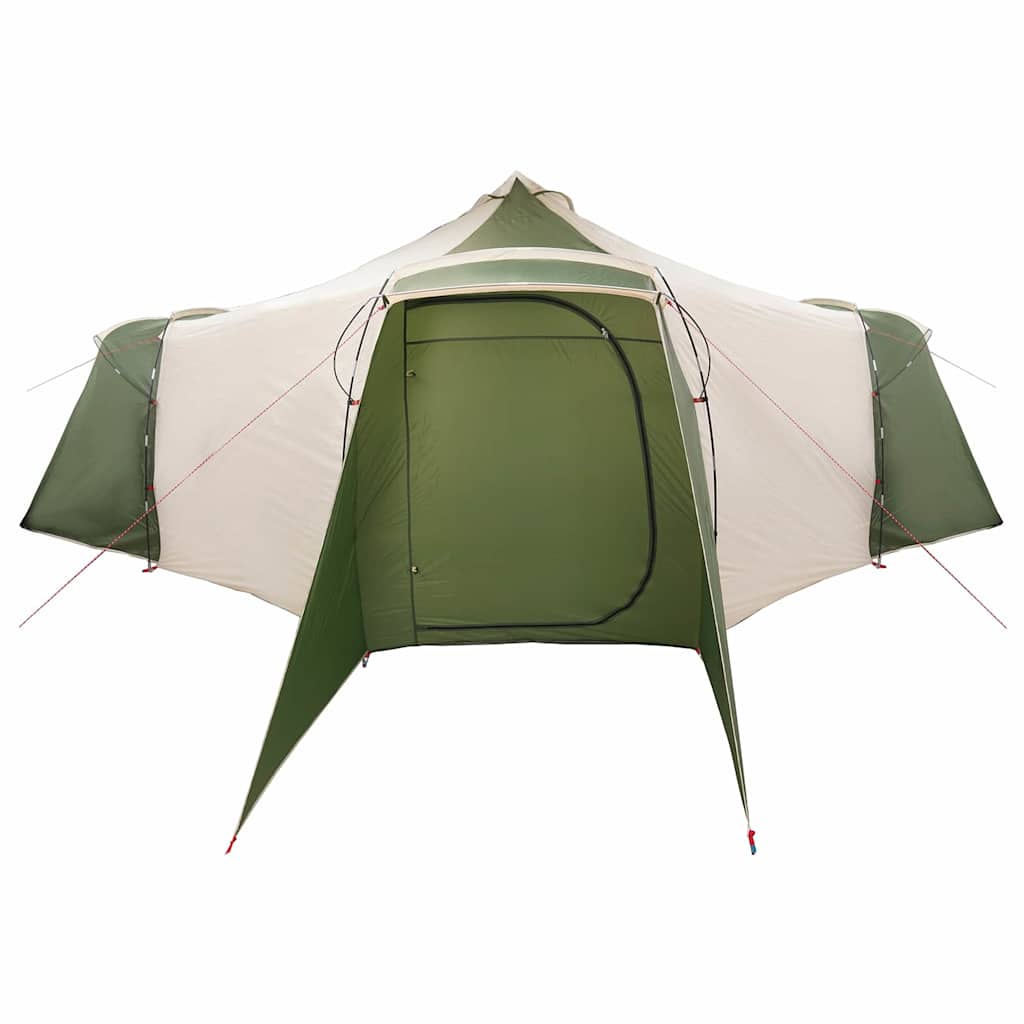 Tipi Telt Med Tak Med Lagring Grønn 492 X 492 X 275 Cm Taft