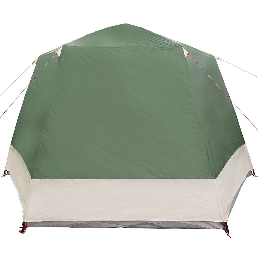 Camping Telt Hytte Med Tak Grønn 420 X 420 X 227 Cm Polyester