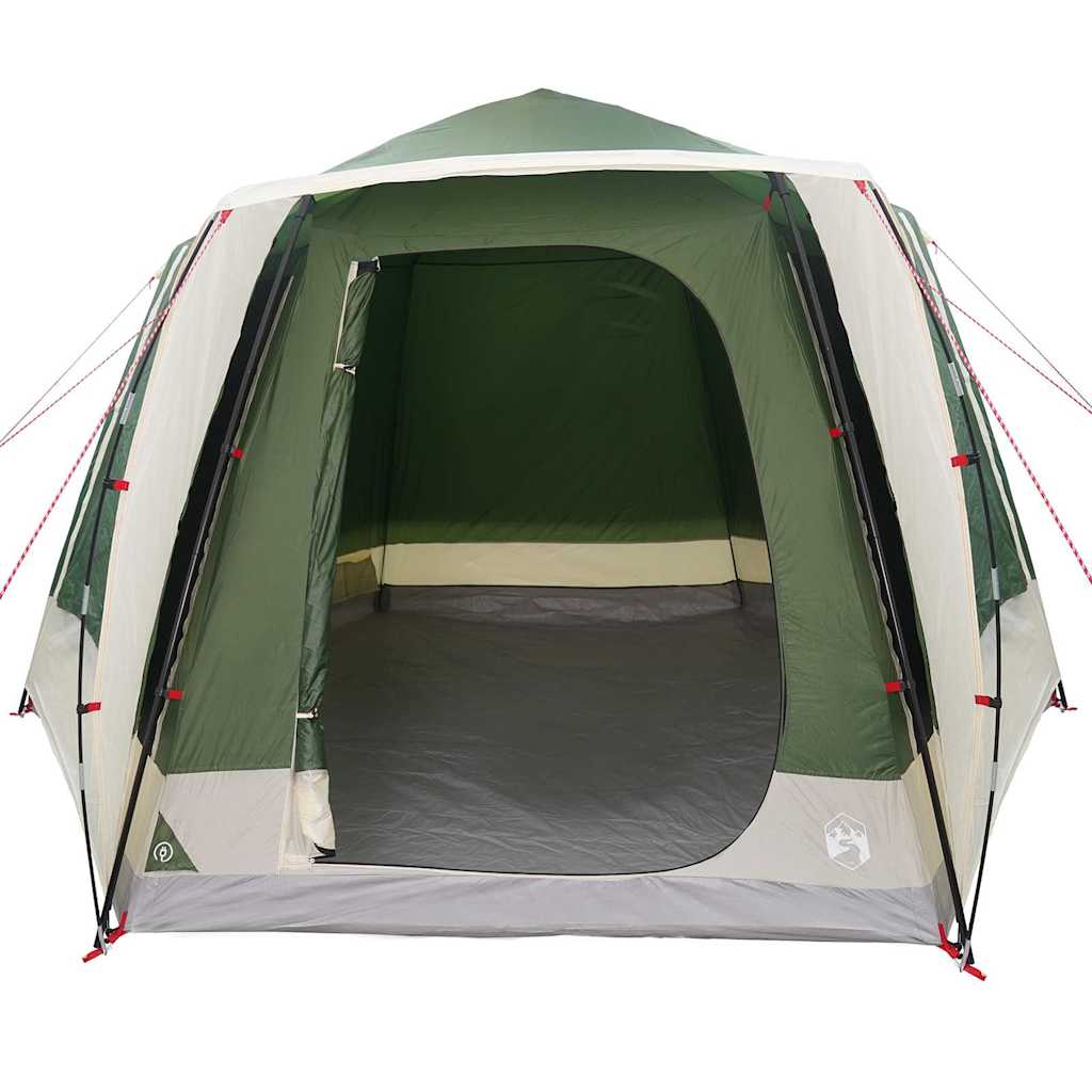 Camping Telt Hytte Med Tak Grønn 420 X 420 X 227 Cm Polyester