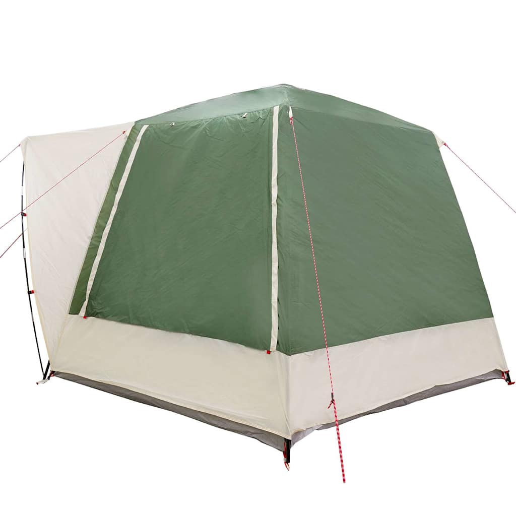 Camping Telt Hytte Med Tak Grønn 420 X 420 X 227 Cm Polyester