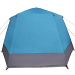 Camping Telt Hytte Med Tak Blå 420 X 420 X 227 Cm Polyester