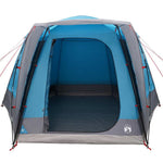 Camping Telt Hytte Med Tak Blå 420 X 420 X 227 Cm Polyester