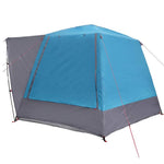 Camping Telt Hytte Med Tak Blå 420 X 420 X 227 Cm Polyester