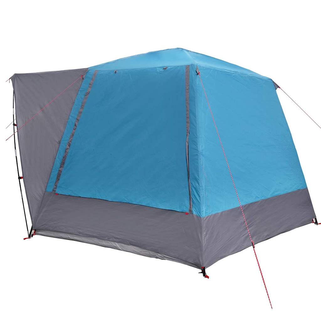 Camping Telt Hytte Med Tak Blå 420 X 420 X 227 Cm Polyester
