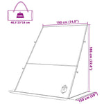 Bakluketelt Med Tak Grå Og Oransje 190 X 150 X 185 Cm Taft