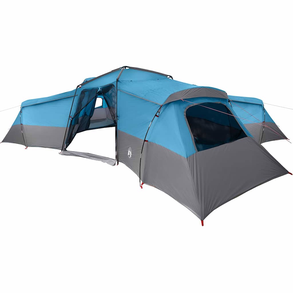 Familietelt Med Tak Med Lagring Blå 833 X 585 X 216 Cm Taft