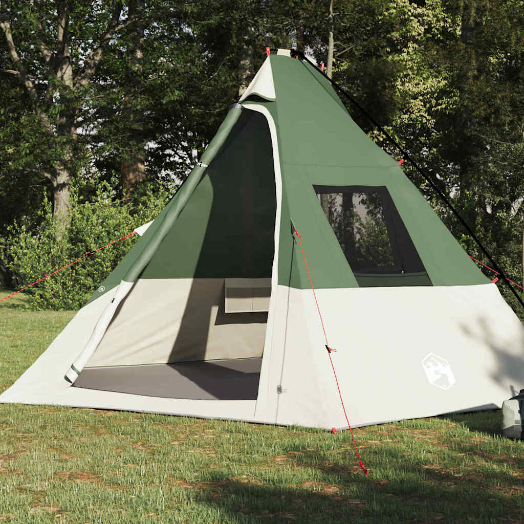 Tipi Telt Med Tak Med Lagring Grønn 383 X 338 X 217 Cm Taft