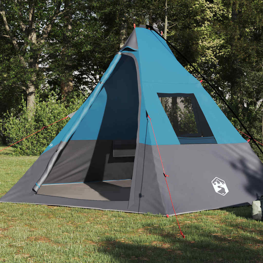 Tipi Telt Med Tak Med Lagring Blå 383 X 338 X 217 Cm Taft