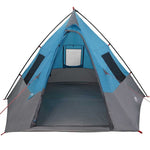 Tipi Telt Med Tak Med Lagring Blå 383 X 338 X 217 Cm Taft