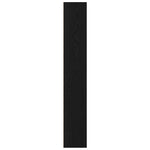 Bokskap Svart Eik 80X30X189 Cm Konstruert Tre