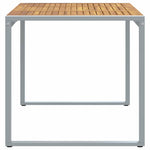 Hagebord Grå 140 X 80 X 75 Cm Solid Akasietre