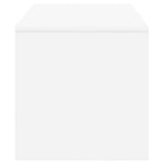 Tv-Benk Hvit 60X40X40 Cm Konstruert Tre