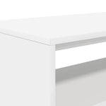 Tv-Benk Hvit 60X40X40 Cm Konstruert Tre