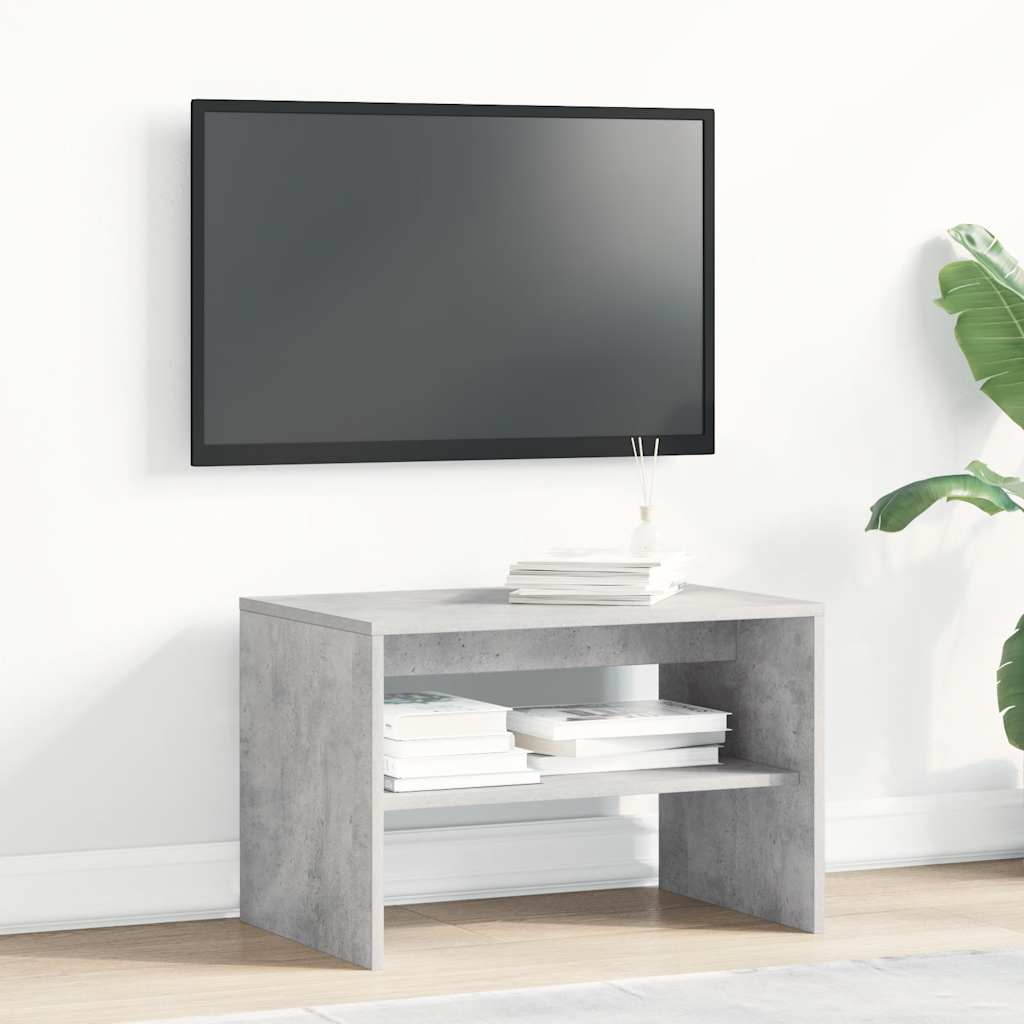 Tv-Benk Betonggrå 60X40X40 Cm Konstruert Tre