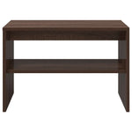 Tv-Benk Brun Eik 60X40X40 Cm Konstruert Tre