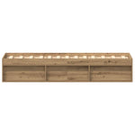 Sengeramme Uten Madrass Artisan Eik 75X190 Cm Konstruert Tre