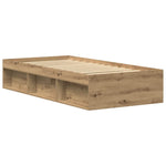 Sengeramme Uten Madrass Artisan Eik 75X190 Cm Konstruert Tre