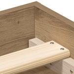 Sengeramme Uten Madrass Artisan Eik 75X190 Cm Konstruert Tre