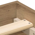 Sengeramme Uten Madrass Artisan Eik 135X190 Cm Konstruert Tre