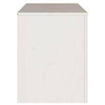 Tv-Skap Med Skuff Drammen Hvit 99 X 43 X 55 Cm Massivt Furutre