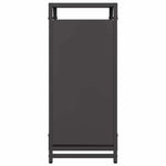 Vedstativ Svart 44X28X65 Cm Kaldvalset Stål