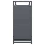 Vedstativ Antrasitt 90X28X65 Cm Kaldvalset Stål