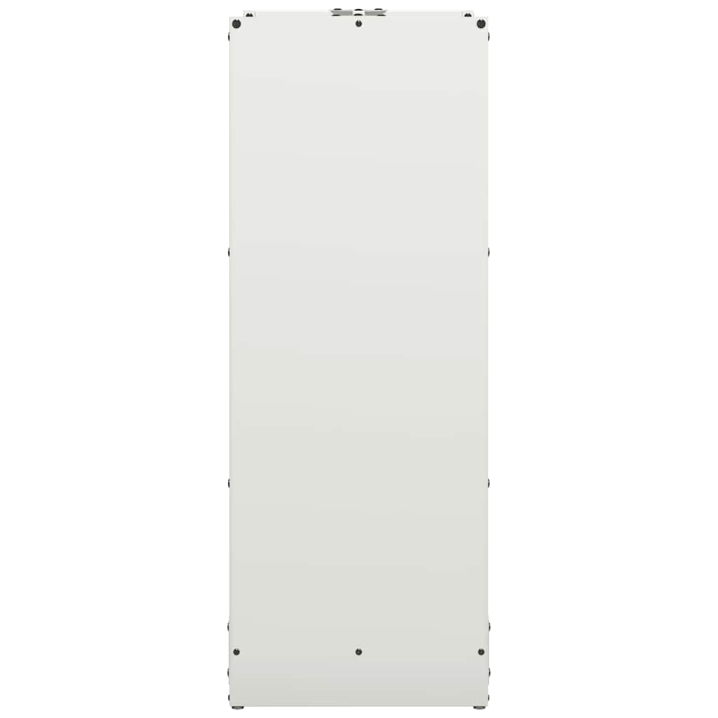 Vedstativ Hvit 40X30X80 Cm Kaldvalset Stål