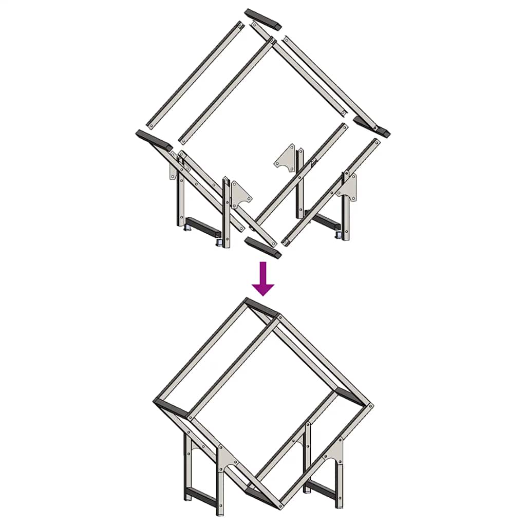 Vedstativ Olivengrønn 50X25X50 Cm Kaldvalset Stål