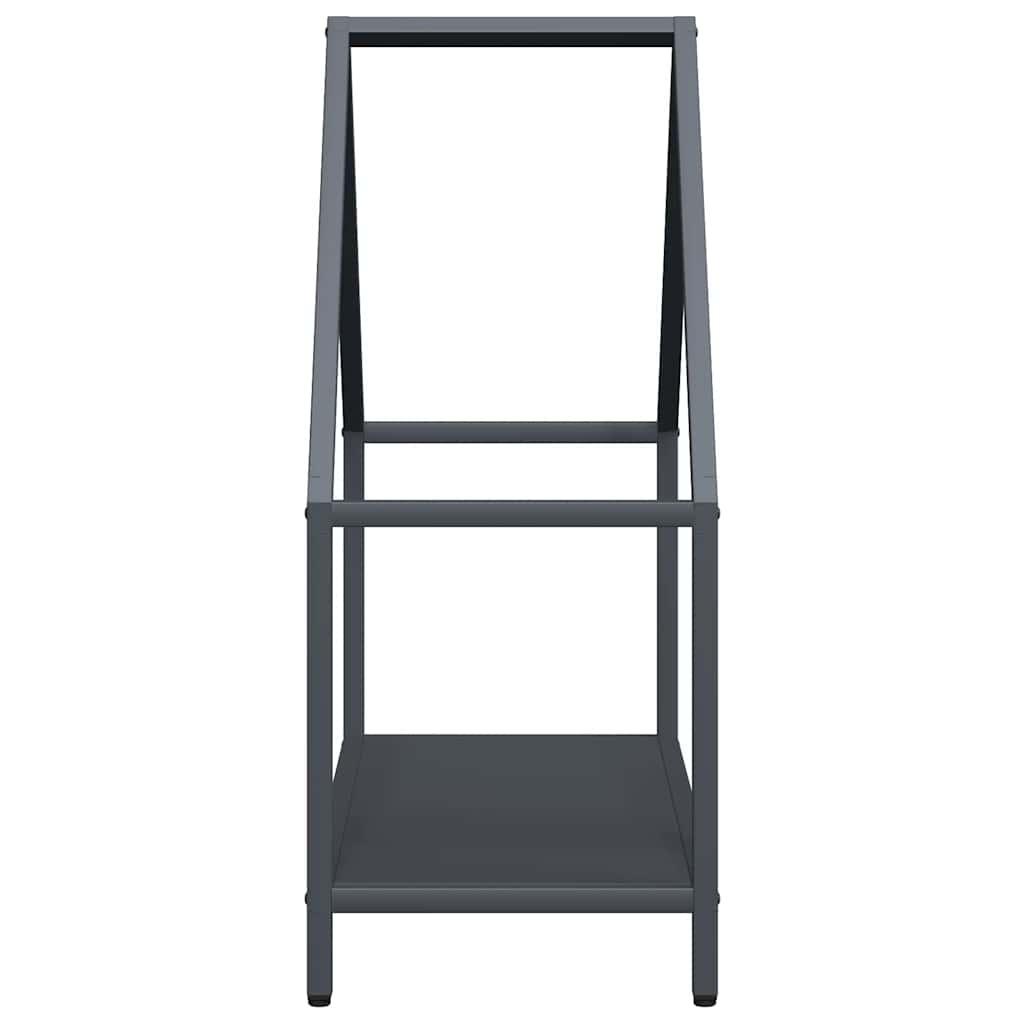 Vedstativ Antrasitt 60X25X60 Cm Kaldvalset Stål