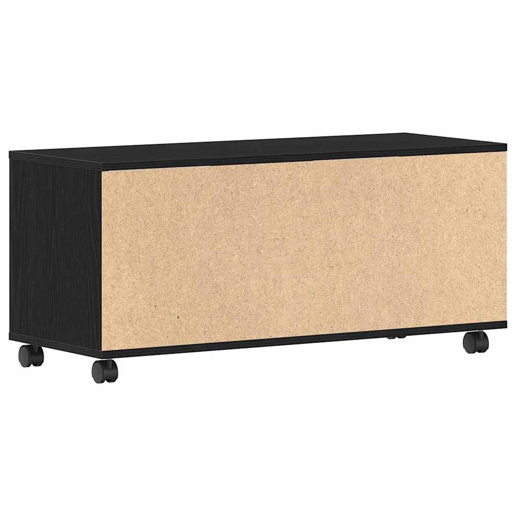 Tv-Skap Svart 90 X 35 X 40.5 Cm Konstruert Tre