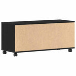 Tv-Skap Svart 90 X 35 X 40.5 Cm Konstruert Tre