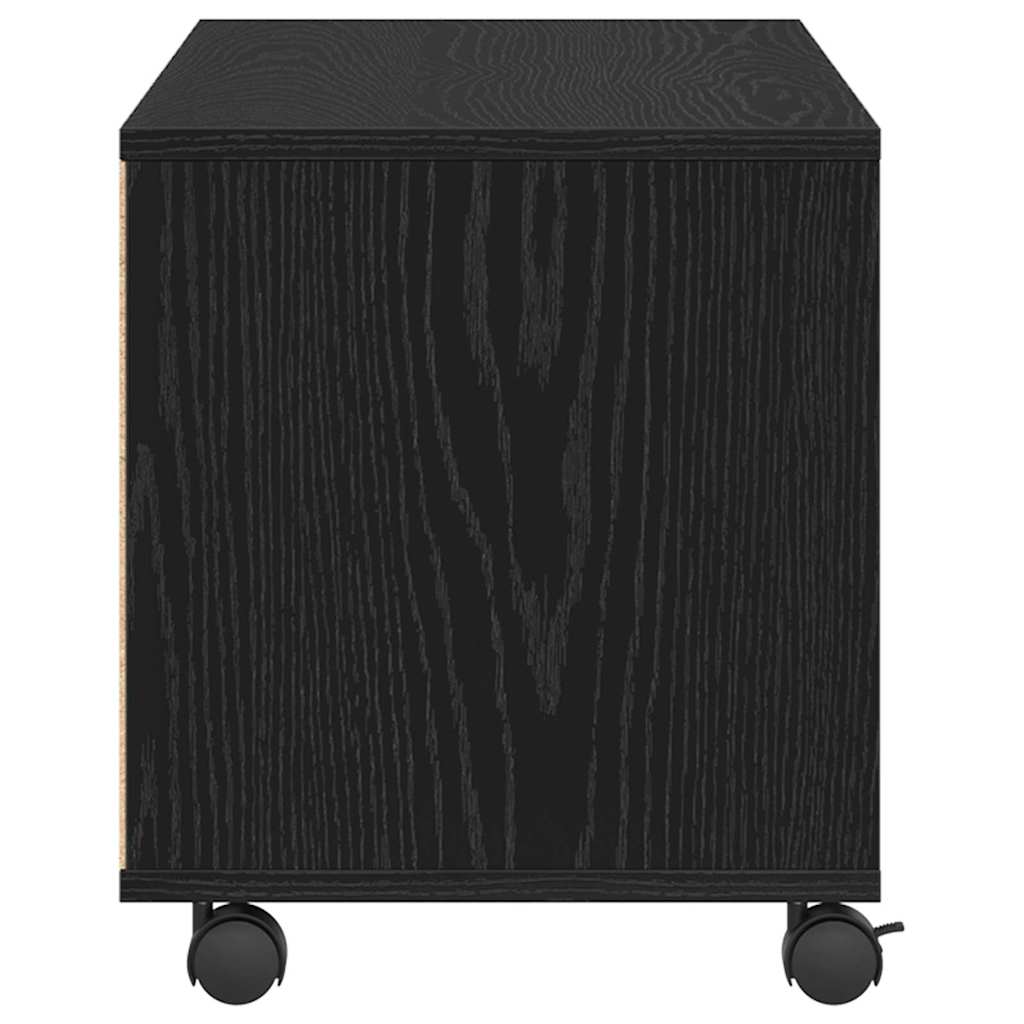 Tv-Skap Svart 90 X 35 X 40.5 Cm Konstruert Tre