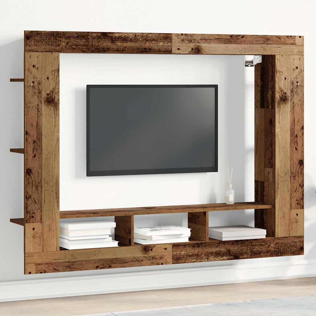 Tv-Skap Gammelt Tre 152 X 22 X 113 Cm Konstruert Tre