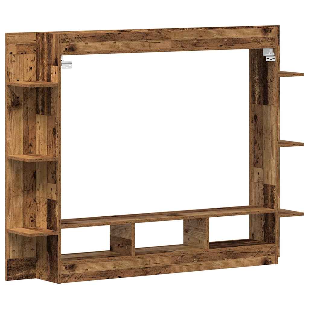 Tv-Skap Gammelt Tre 152 X 22 X 113 Cm Konstruert Tre