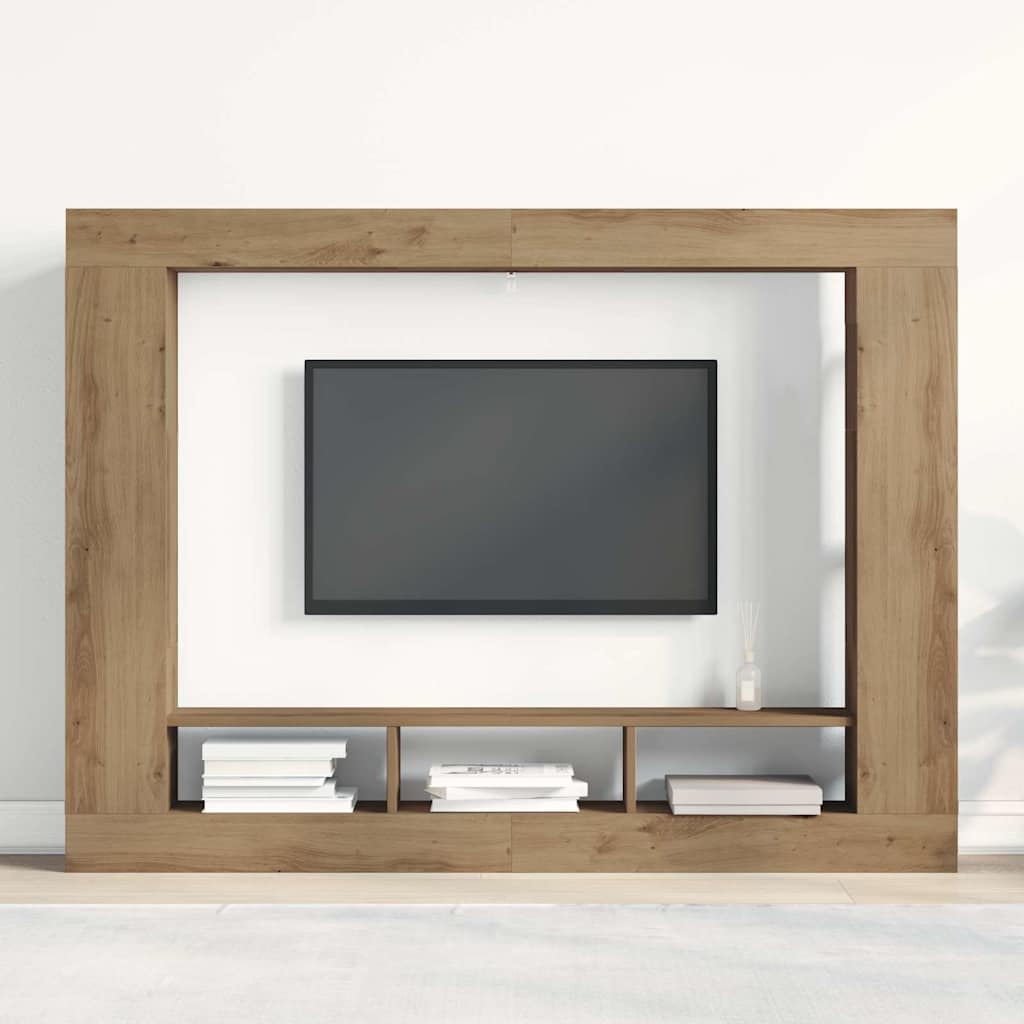 Tv-Skap Artisan Eik 152 X 22 X 113 Cm Konstruert Tre