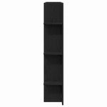 Tv-Skap Veggmontert Svart Eik 152 X 22 X 113 Cm Konstruert Tre