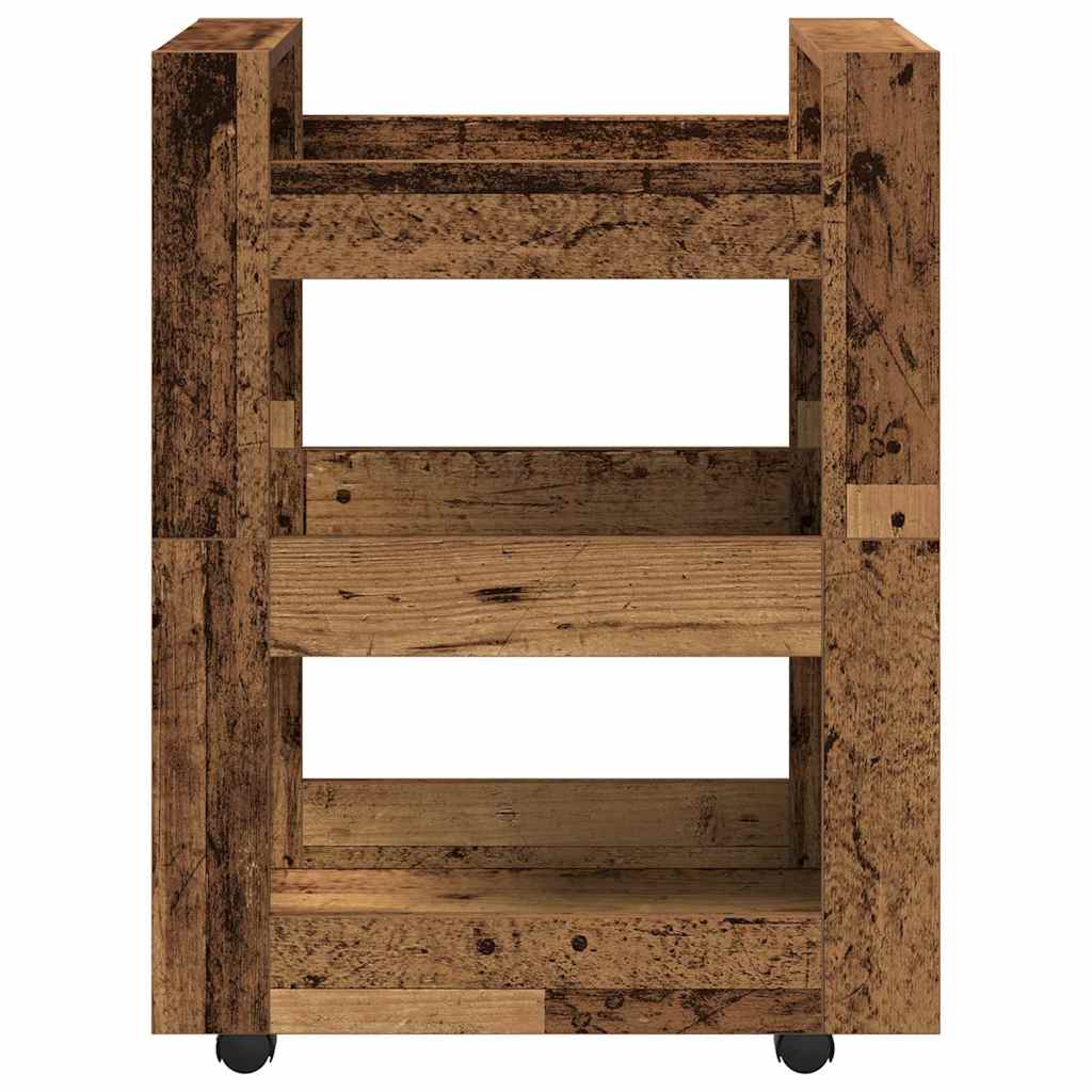 Kjøkkenvogn Gammelt Tre 60 X 45 X 80 Cm Konstruert Tre