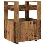 Kjøkkenvogn Gammelt Tre 60 X 45 X 80 Cm Konstruert Tre