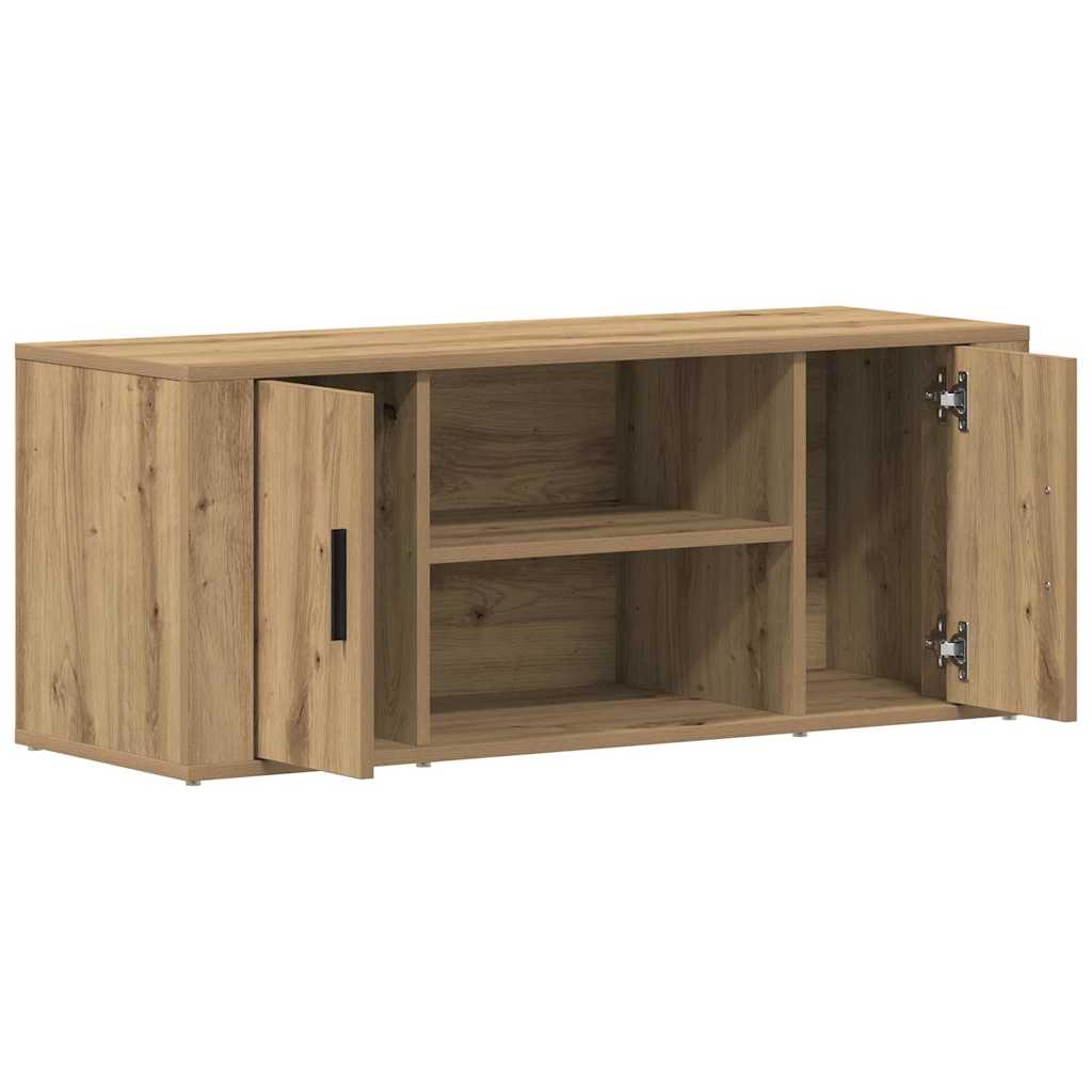 Tv-Skap Artisan Eik 100 X 35 X 40 Cm Konstruert Tre