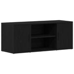 Tv-Skap Svart Eik 100 X 35 X 40 Cm Konstruert Tre