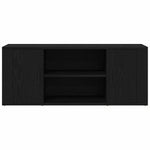 Tv-Skap Svart Eik 100 X 35 X 40 Cm Konstruert Tre
